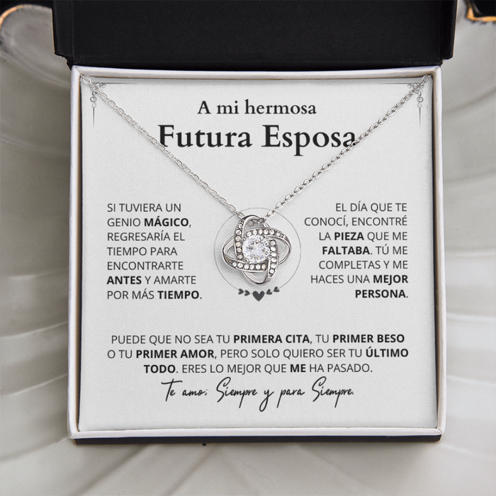 El regalo que guardará en su corazón para siempre, a mi hermosa futura esposa
