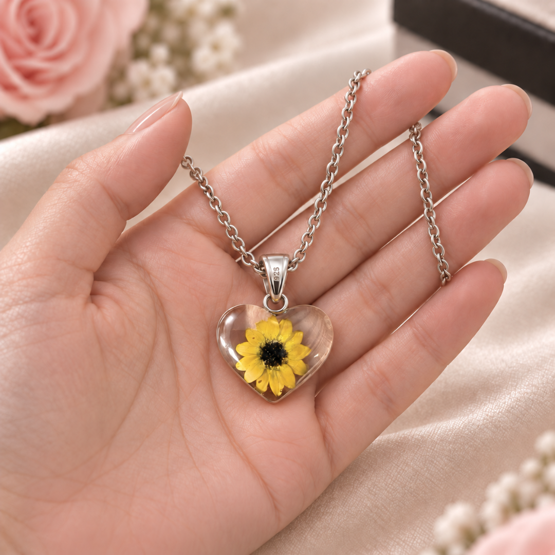 Collar de Girasol Encapsulado: Un regalo Inspirado en Shrek