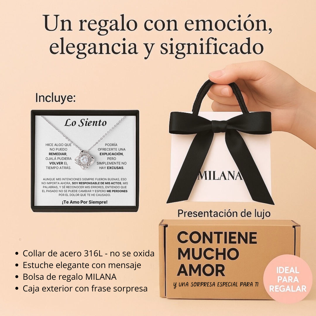 [CASI AGOTADO] Collar de Disculpas para ella: Una promesa de amor