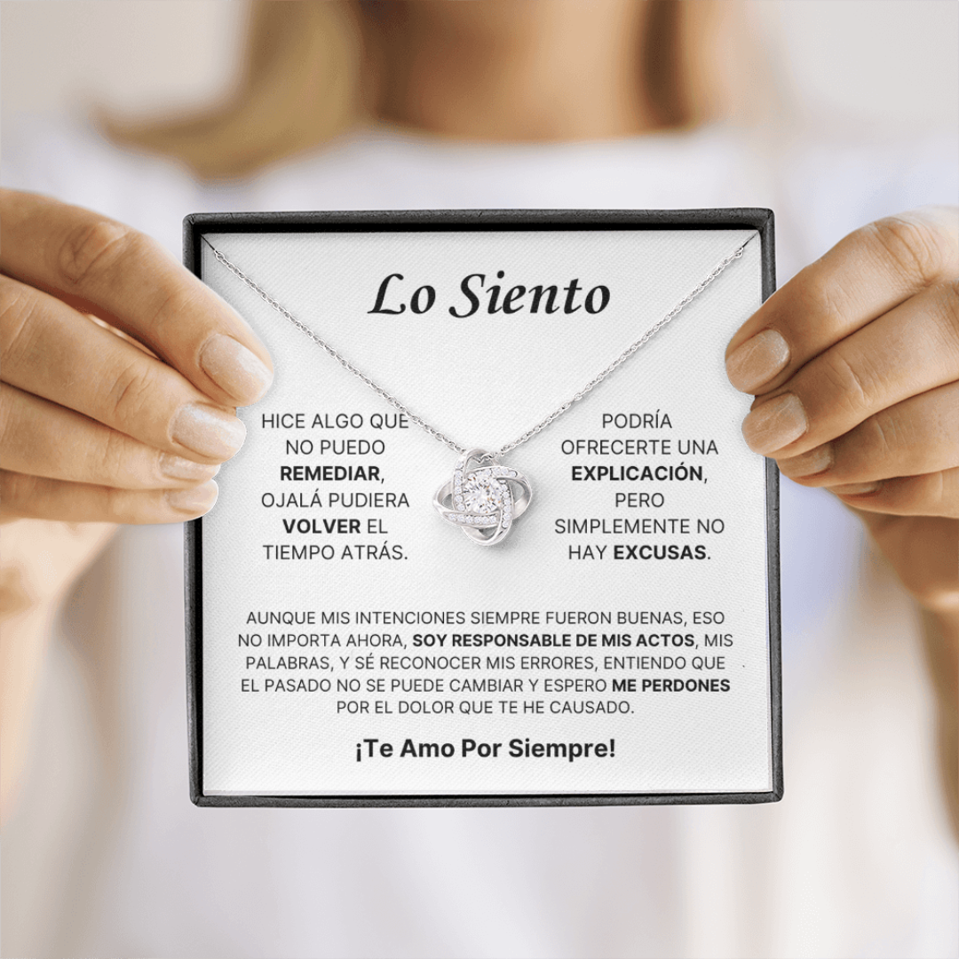 [CASI AGOTADO] Collar de Disculpas para ella: Una promesa de amor