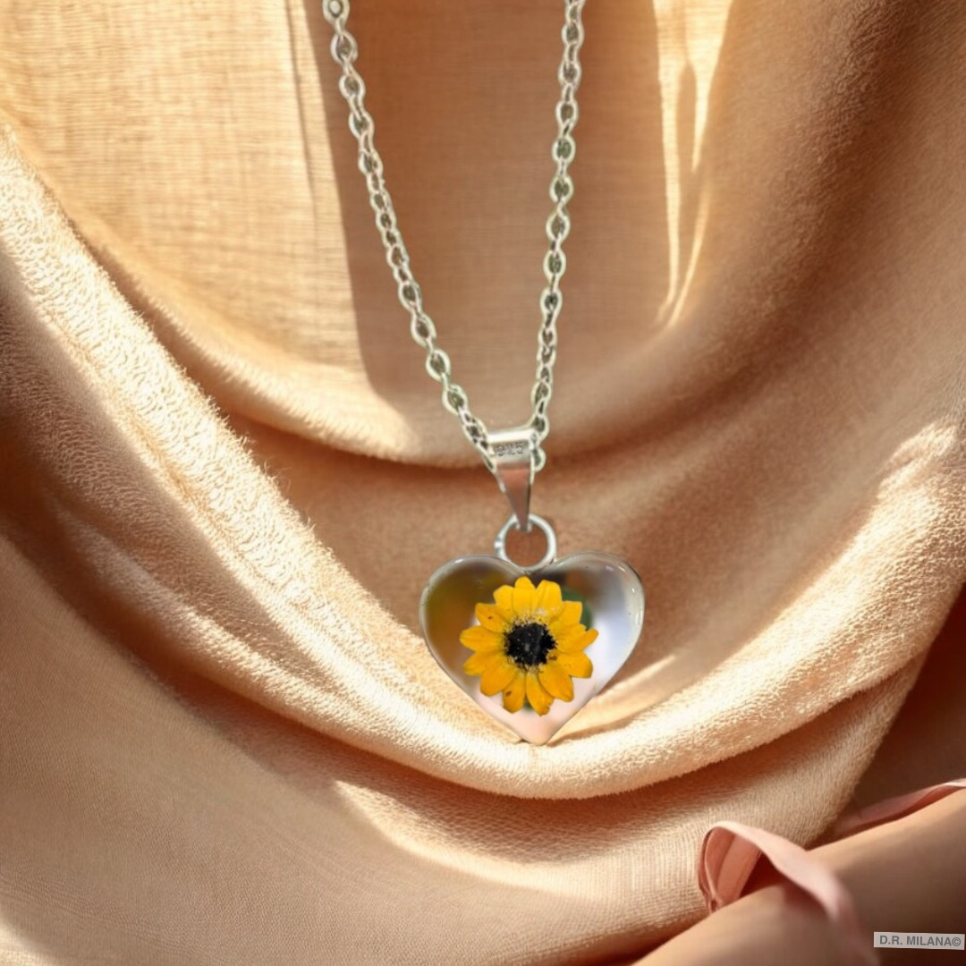 Collar Girasol Eterno: El collar que hará que ella nunca olvide esta Navidad